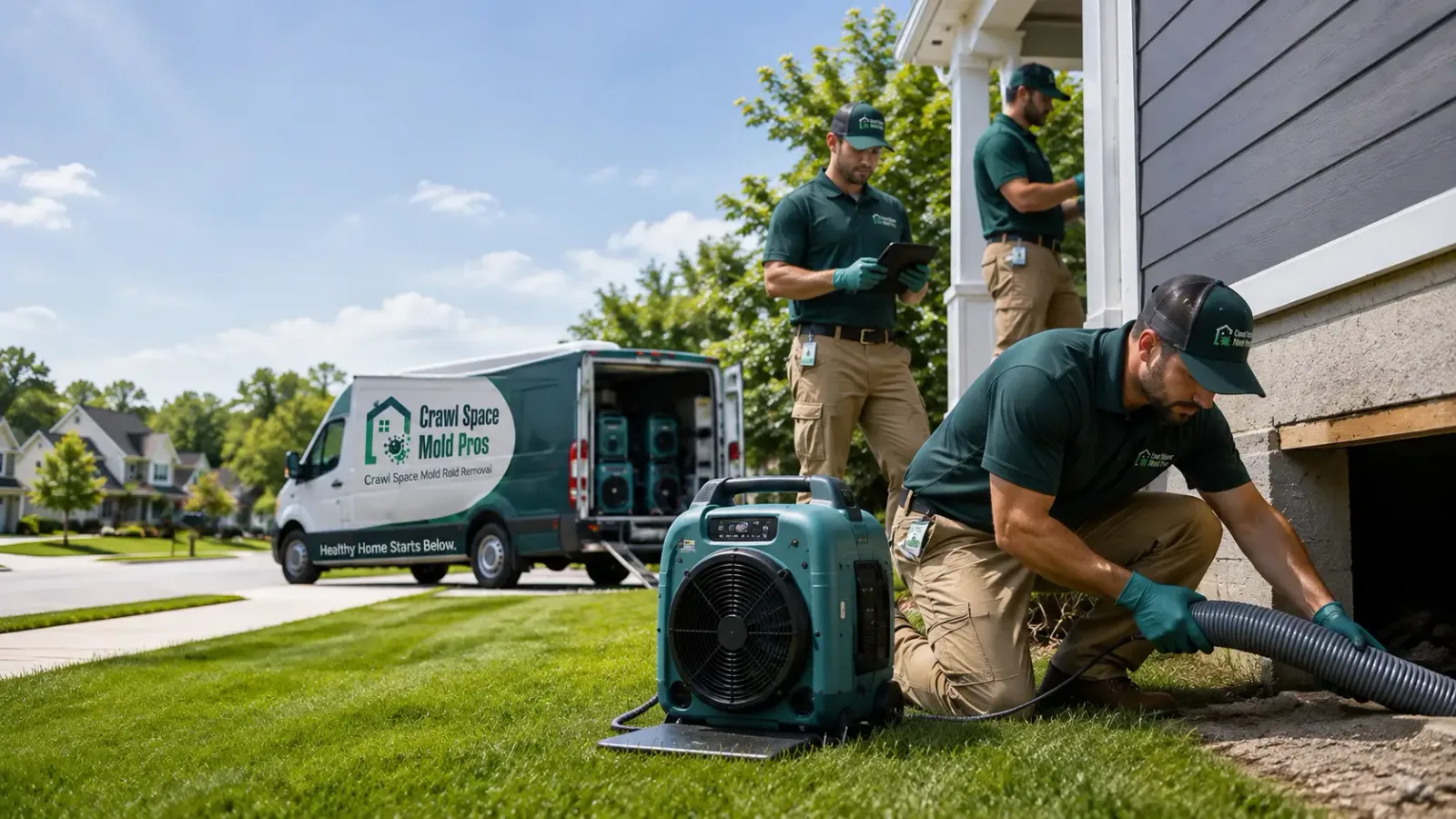 Crawl Space Mold Removal in Gorham, KS